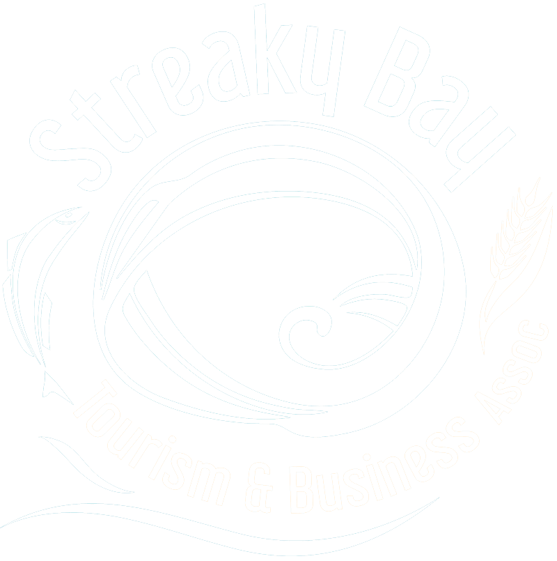 Streaky Bay Tourism Business Assoc Logo White